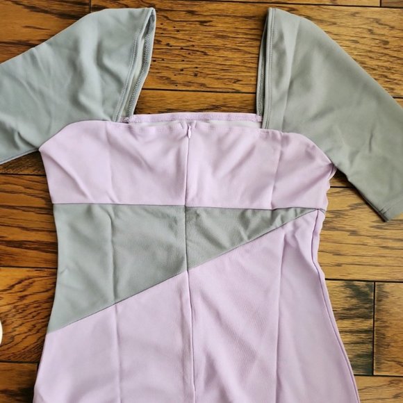 NWT Tassnim Colorblock Square Neck Dress - Picture 6 of 10